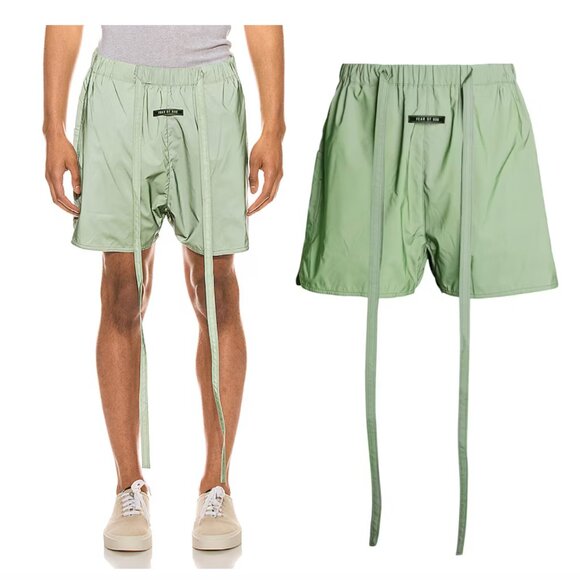 FEAR OF GOD Military Physical Training shorts Sz S Iridescent green